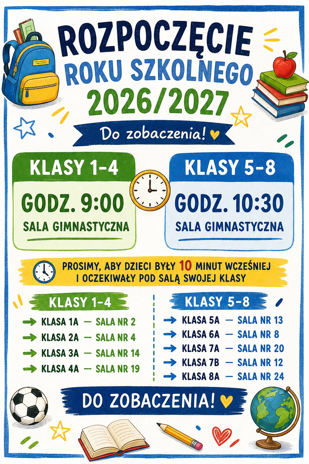 You are currently viewing ROZPOCZĘCIE ROKU SZKOLNEGO 2026/2027